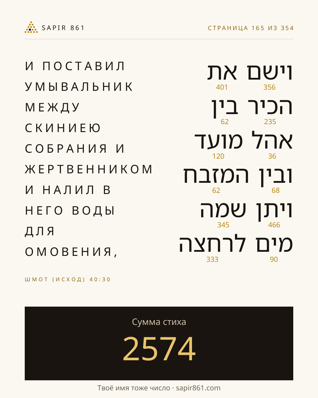 Карточка стиха 165