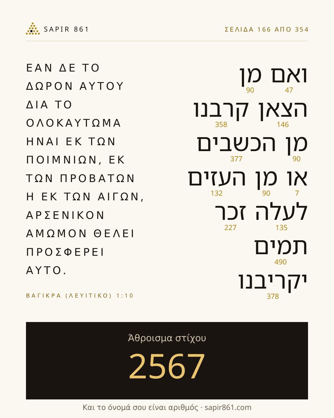 Κάρτα στίχου 166