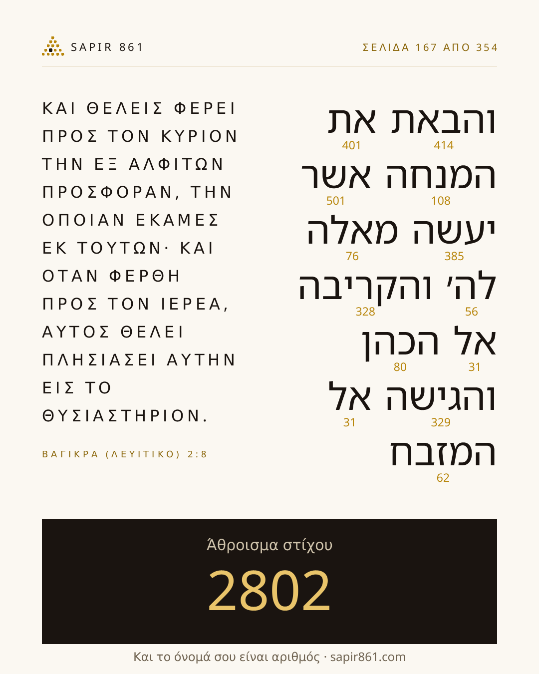 Κάρτα στίχου 167