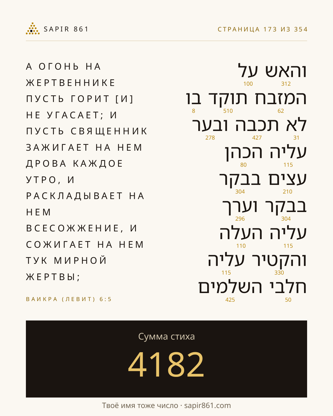 Карточка стиха 173