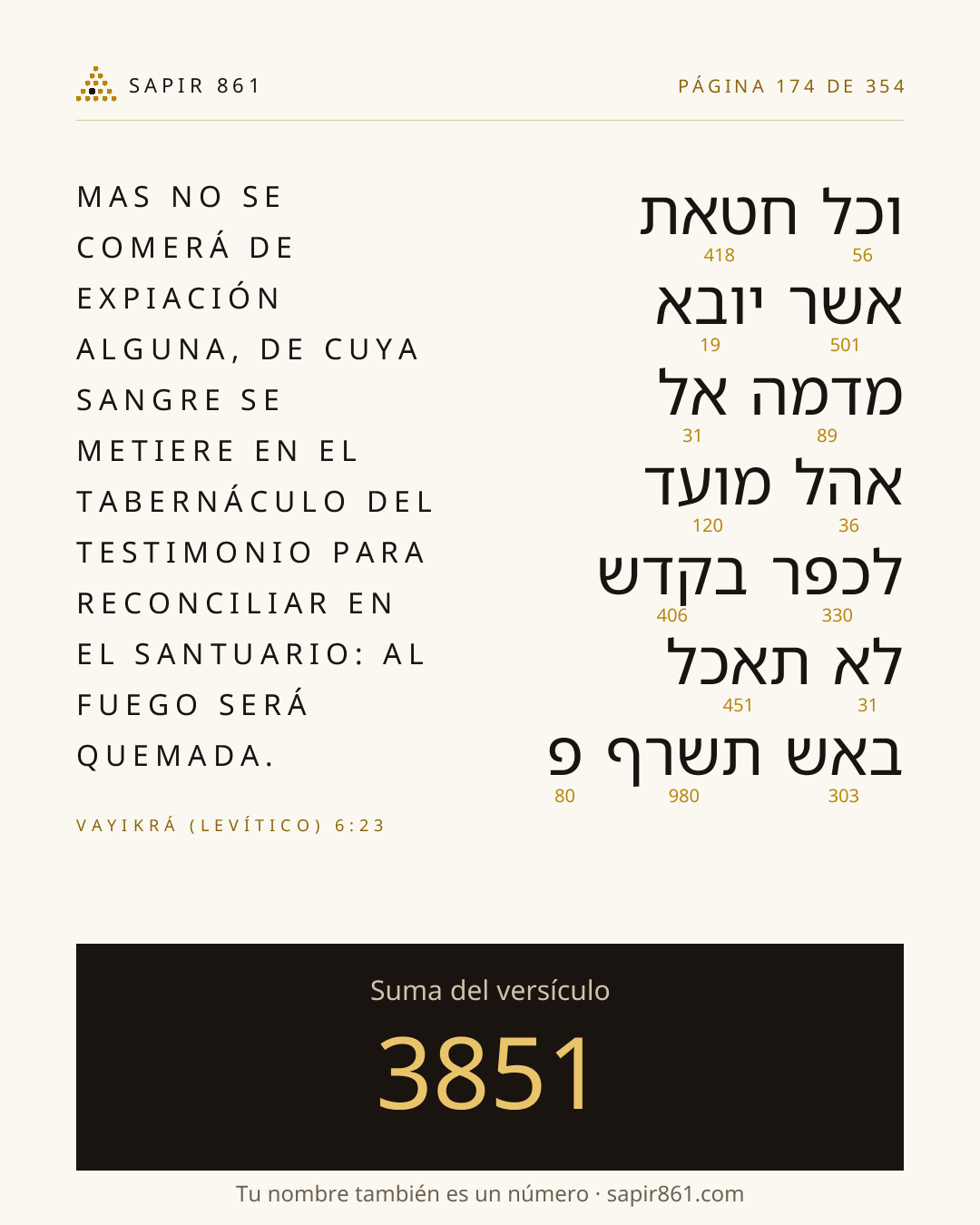 Tarjeta del versículo 174
