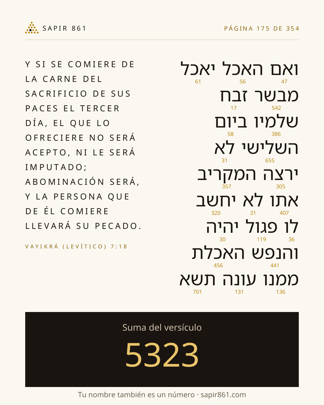 Tarjeta del versículo 175