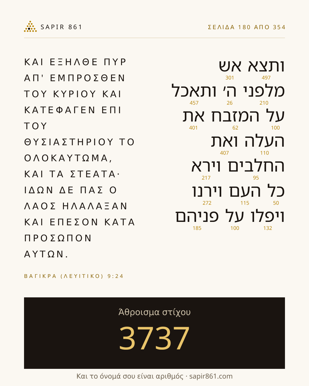 Κάρτα στίχου 180