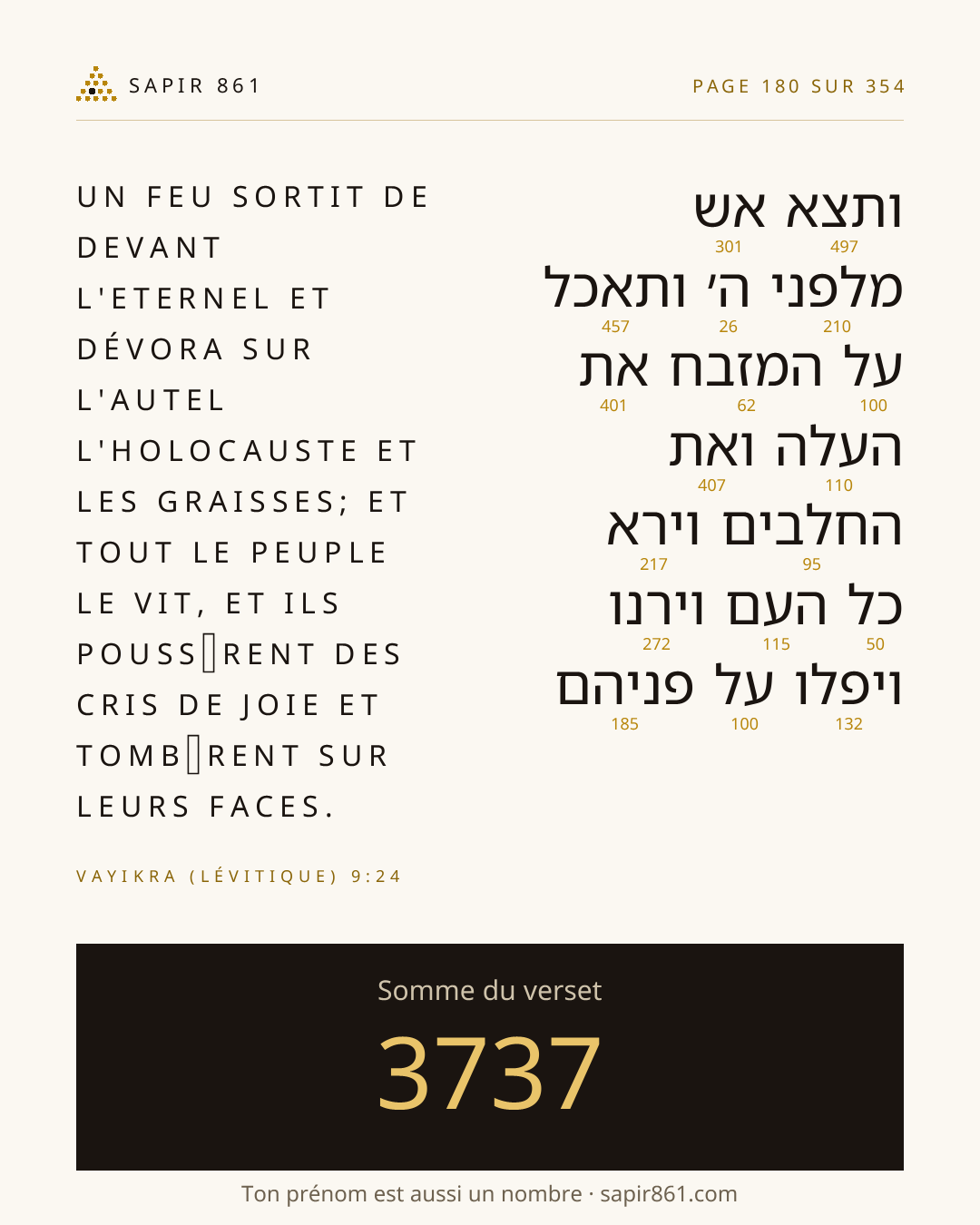 Carte du verset 180