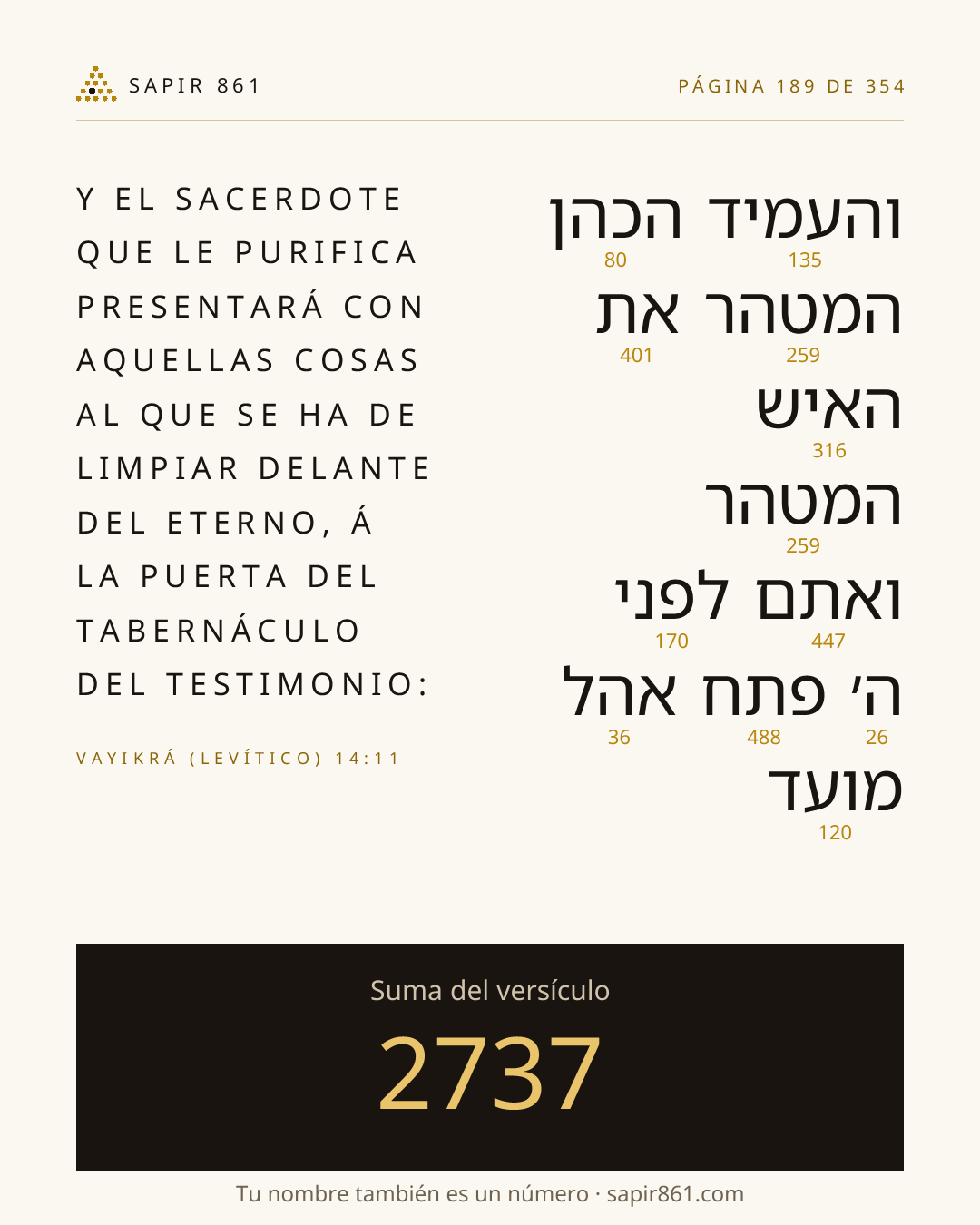 Tarjeta del versículo 189