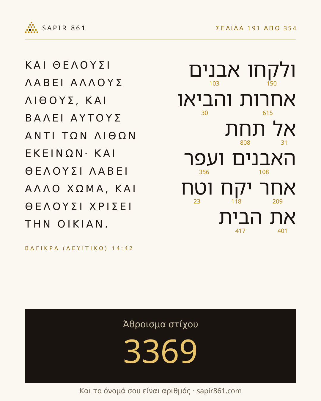 Κάρτα στίχου 191
