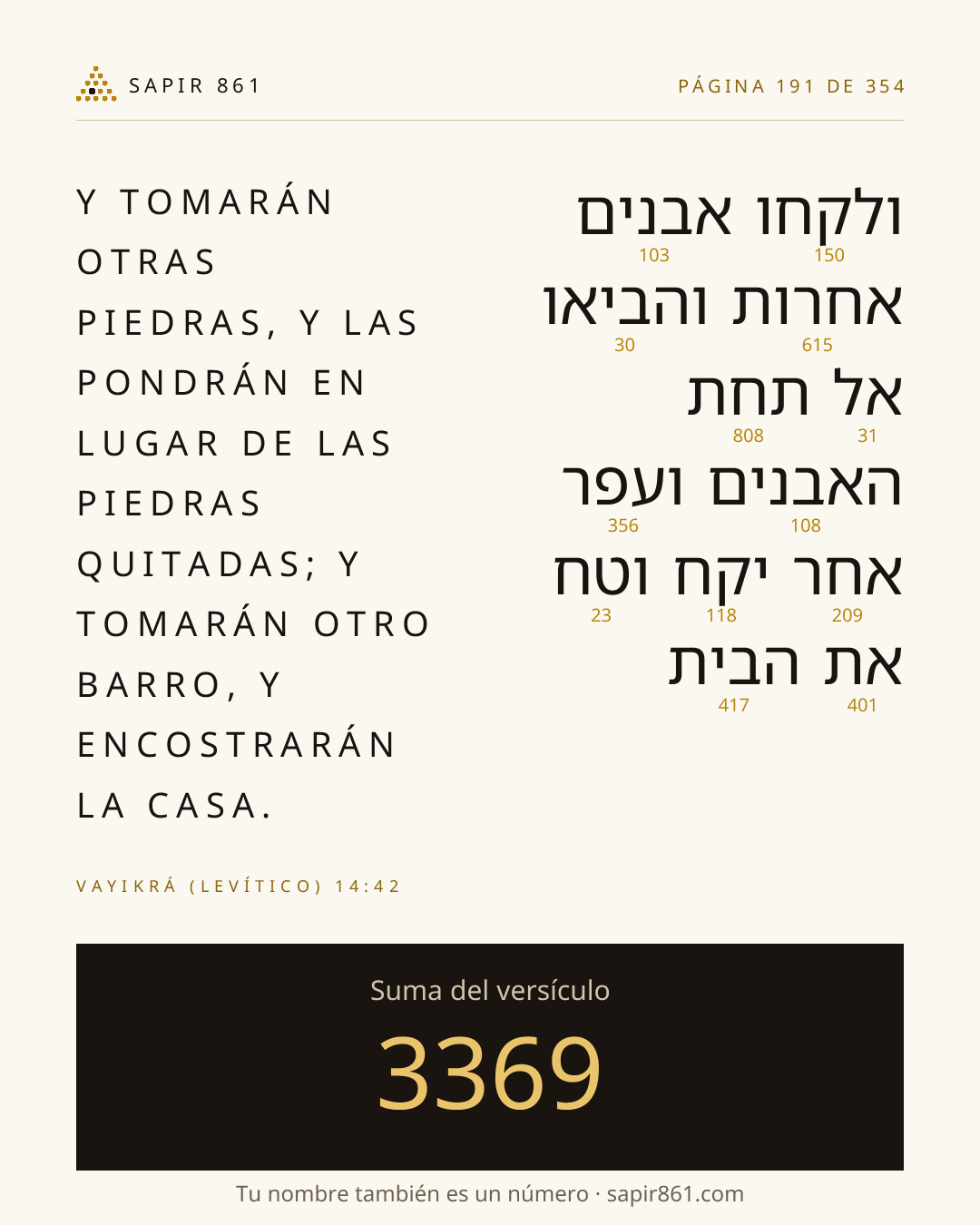 Tarjeta del versículo 191