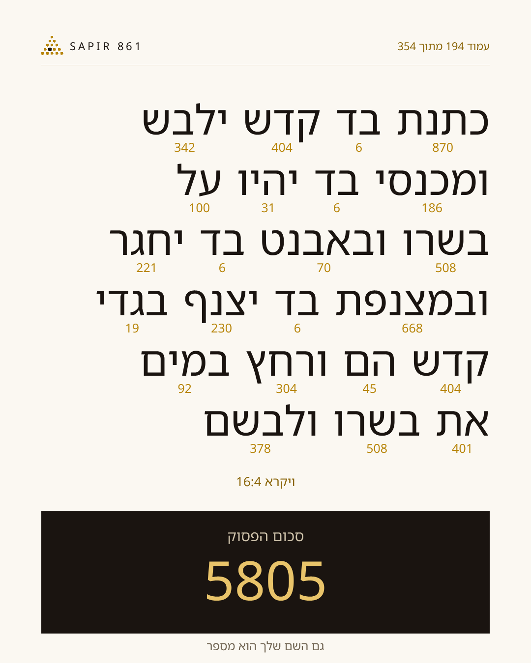 כרטיס פסוק 194