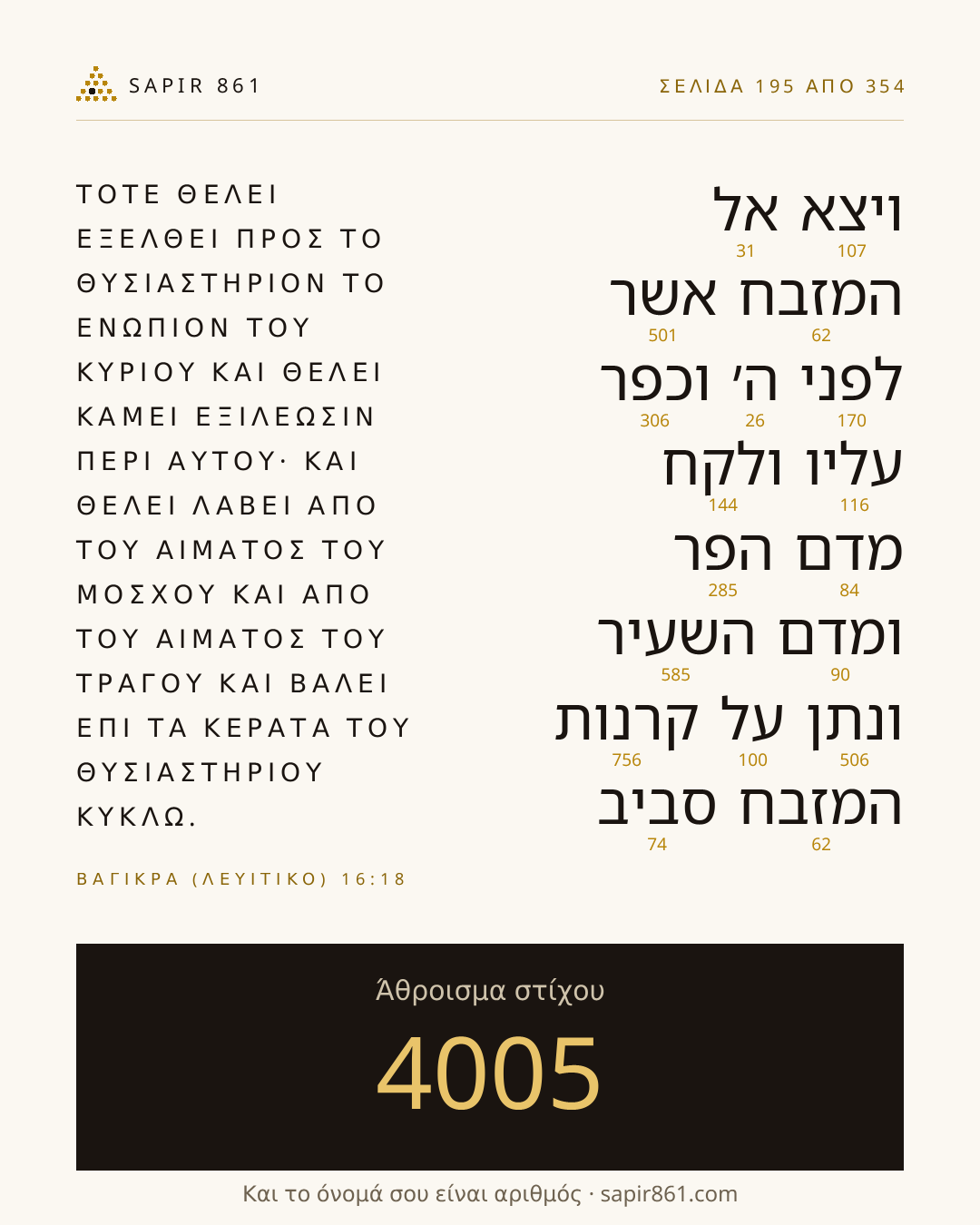 Κάρτα στίχου 195