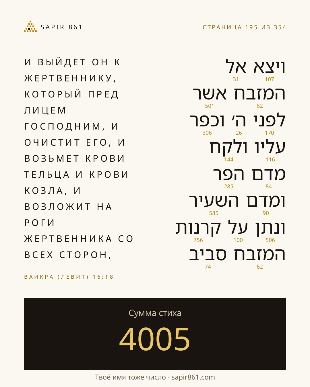 Карточка стиха 195