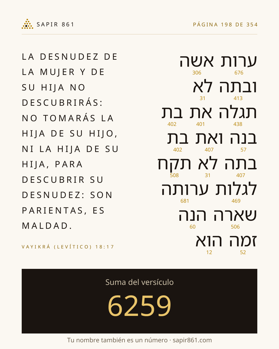 Tarjeta del versículo 198