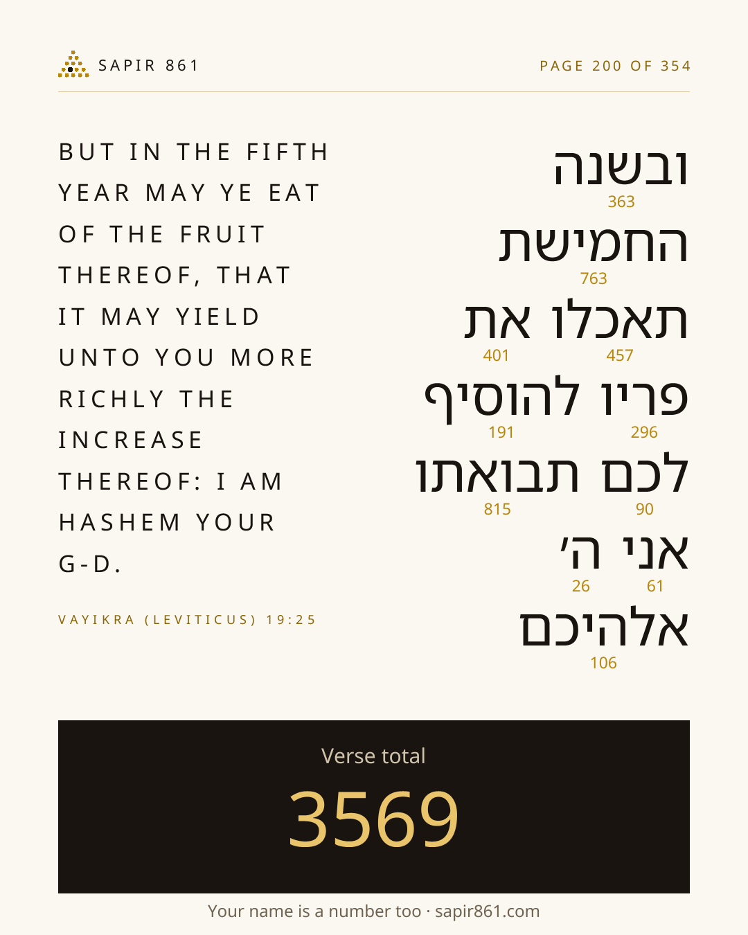 Verse card 200