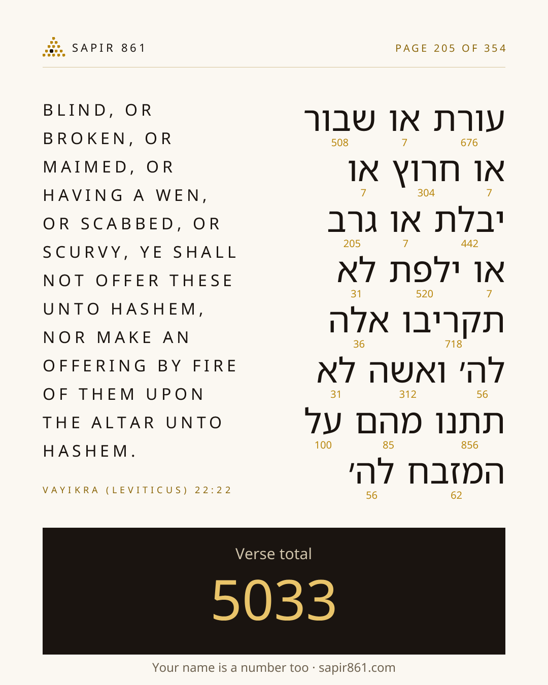 Verse card 205