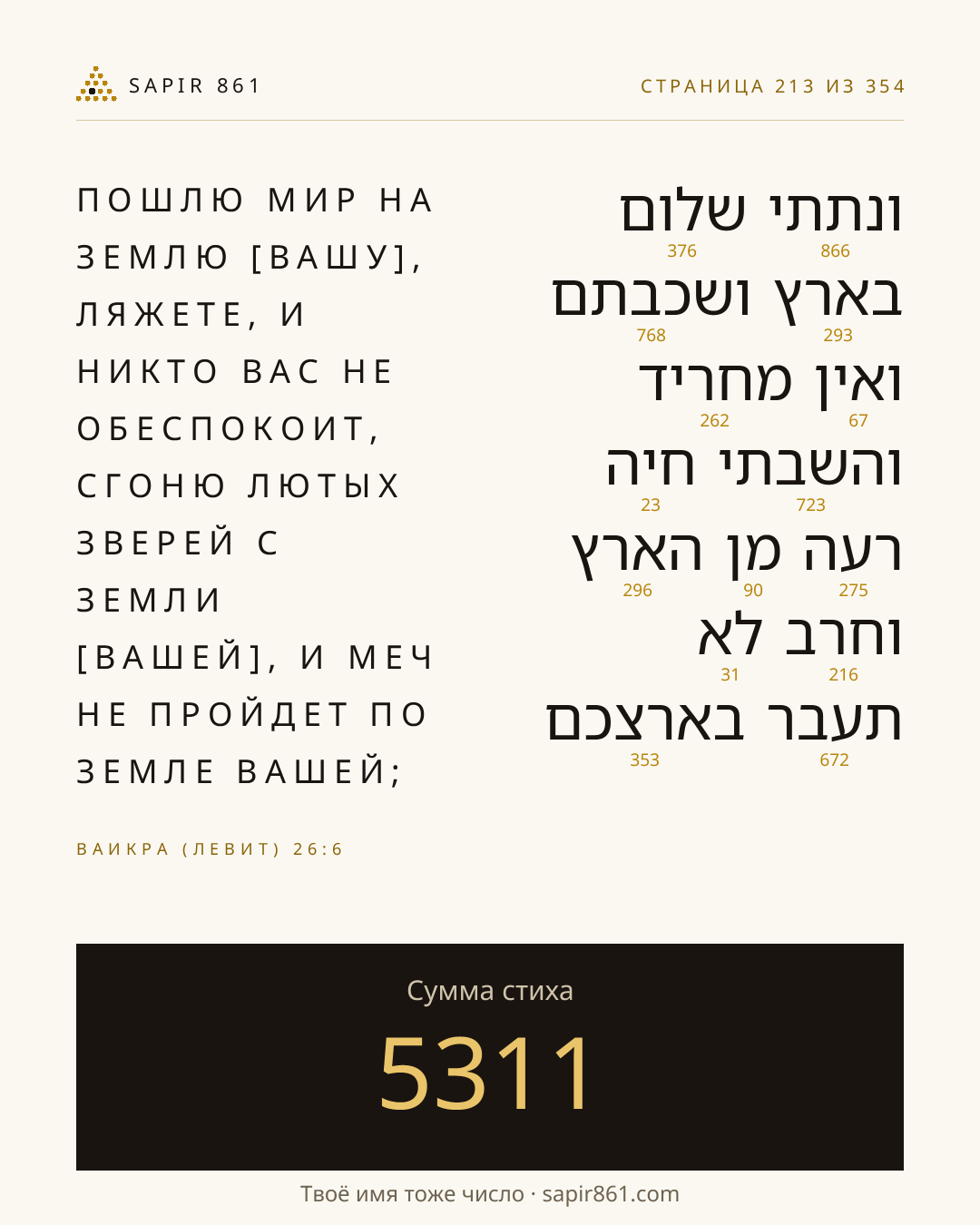 Карточка стиха 213