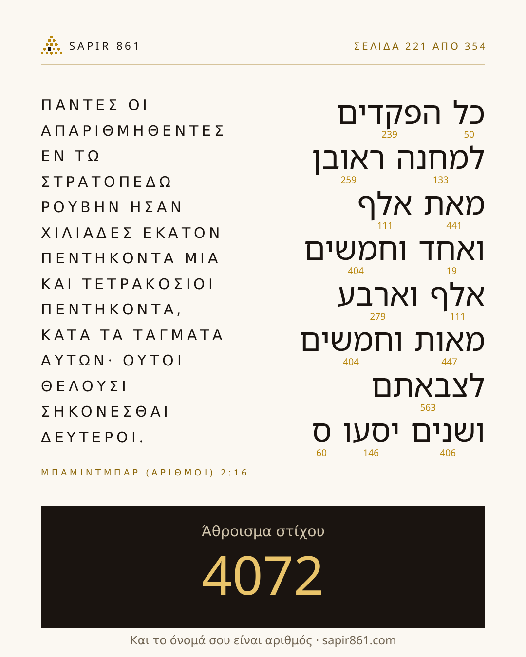 Κάρτα στίχου 221