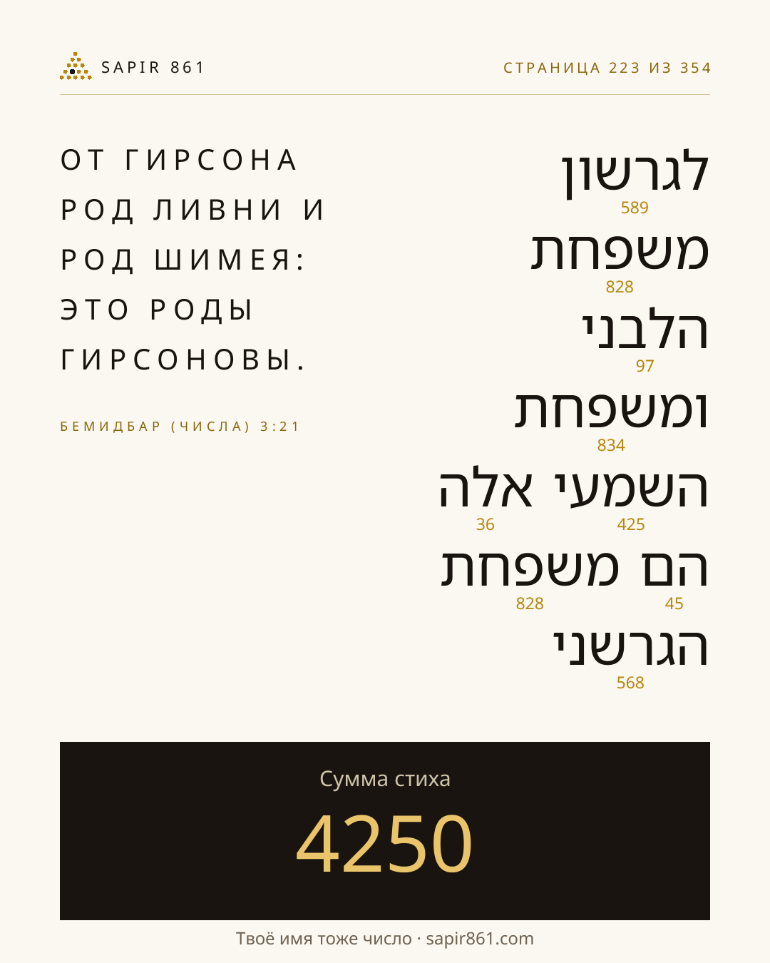 Карточка стиха 223
