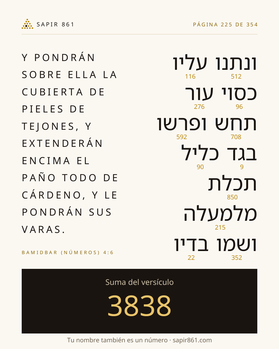 Tarjeta del versículo 225