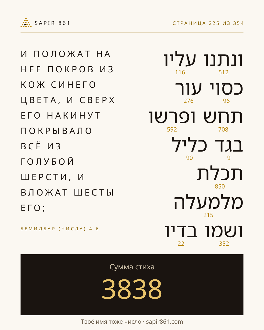 Карточка стиха 225