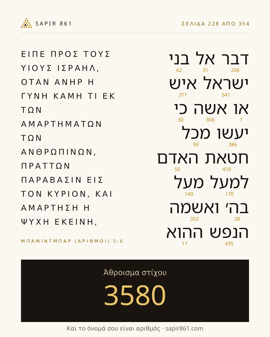 Κάρτα στίχου 228