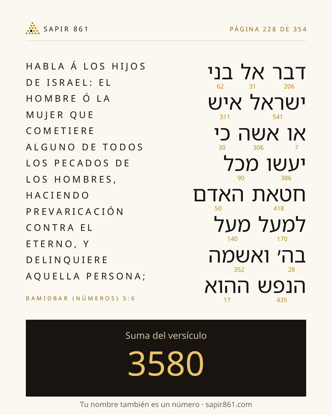 Tarjeta del versículo 228