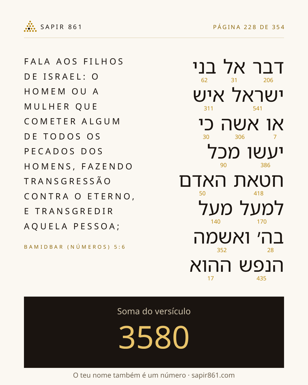 Cartão do versículo 228