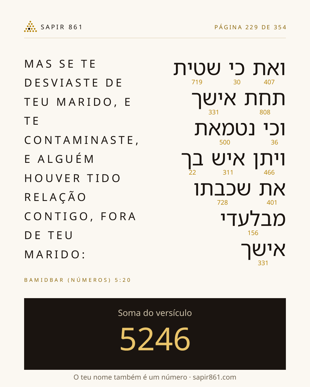 Cartão do versículo 229