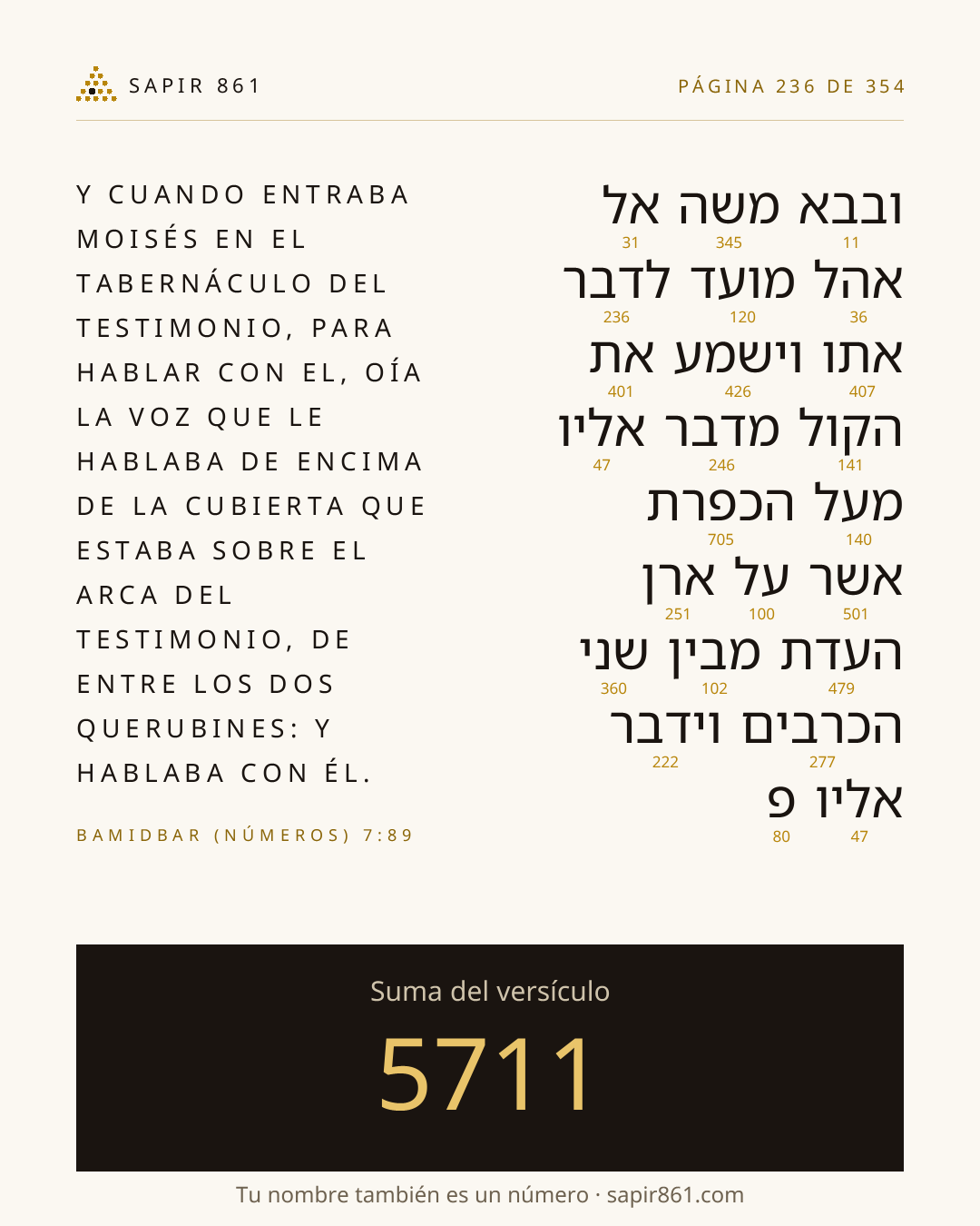 Tarjeta del versículo 236