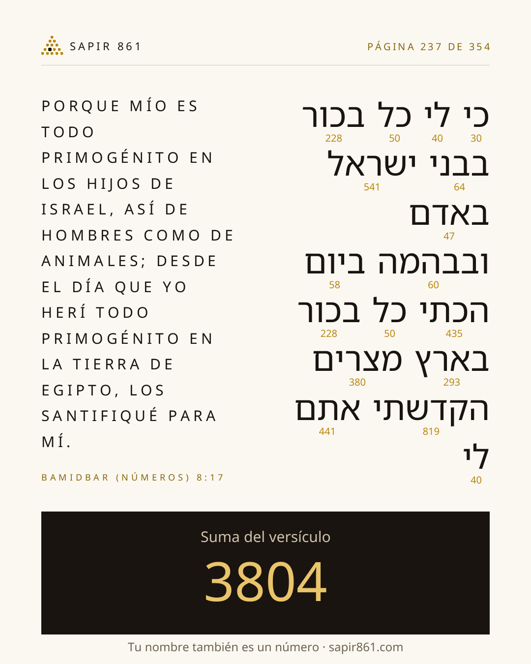 Tarjeta del versículo 237