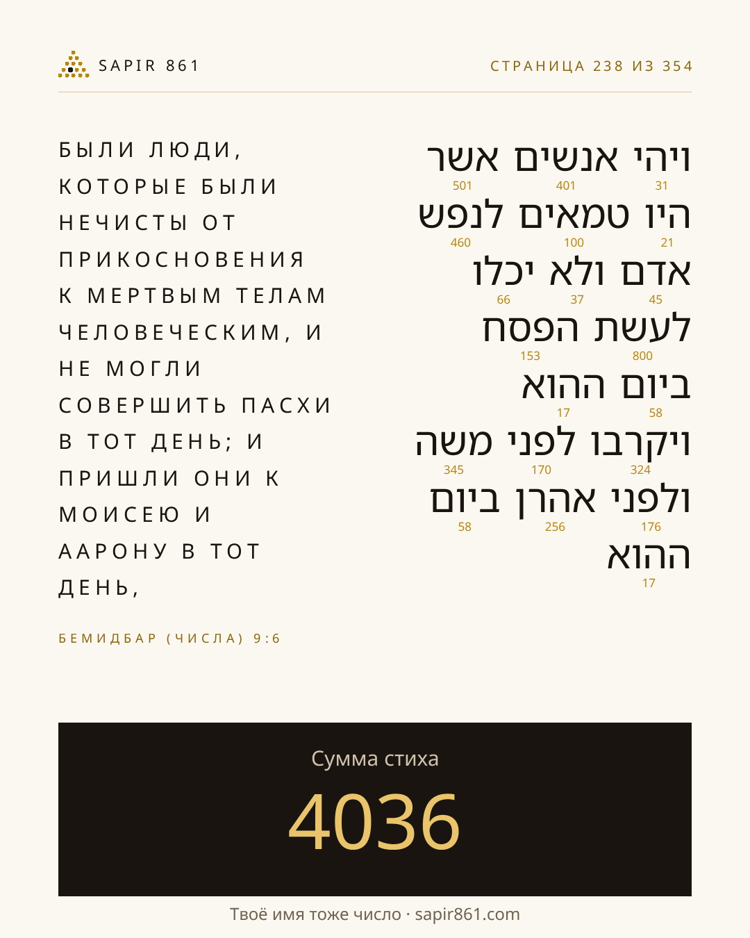 Карточка стиха 238