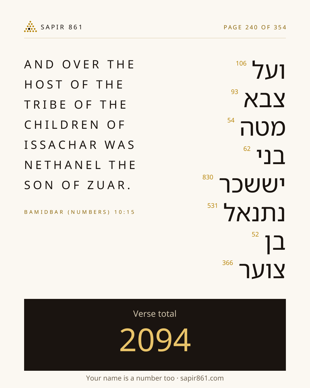 Verse card 240
