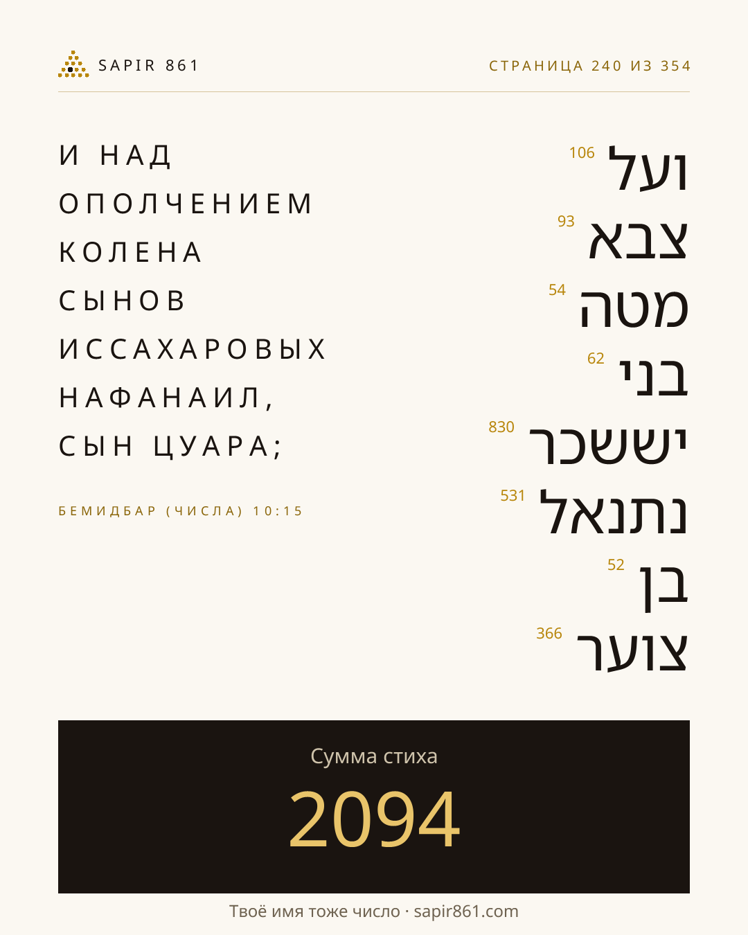 Карточка стиха 240