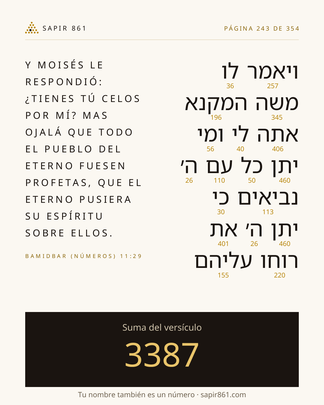 Tarjeta del versículo 243