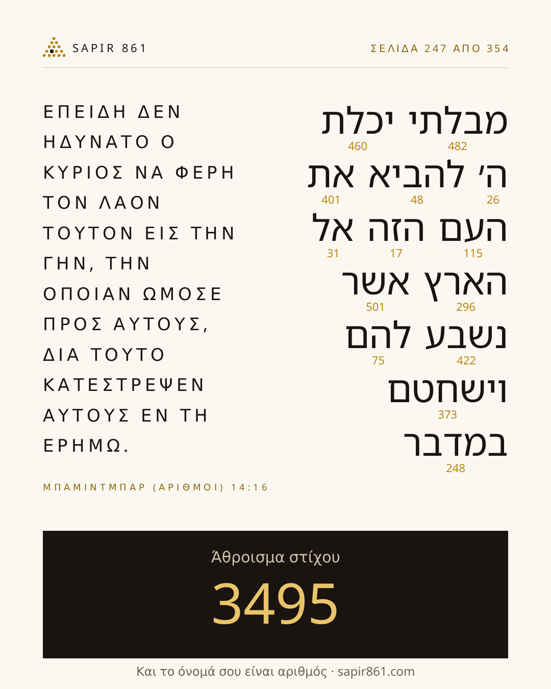 Κάρτα στίχου 247