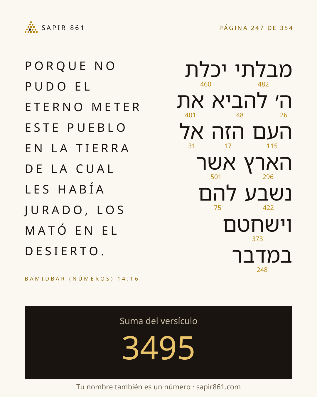 Tarjeta del versículo 247