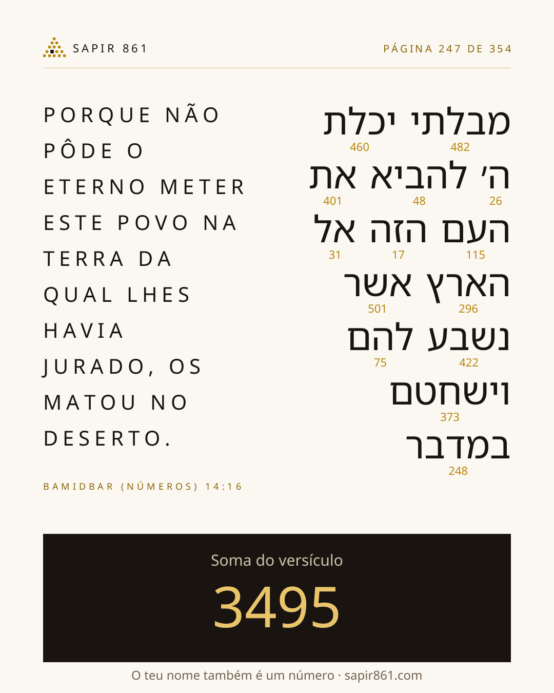 Cartão do versículo 247