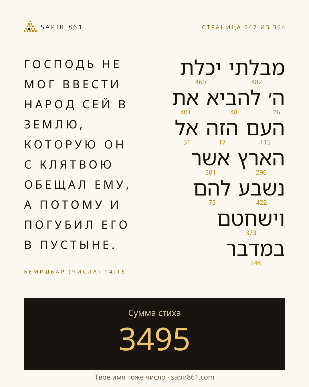 Карточка стиха 247