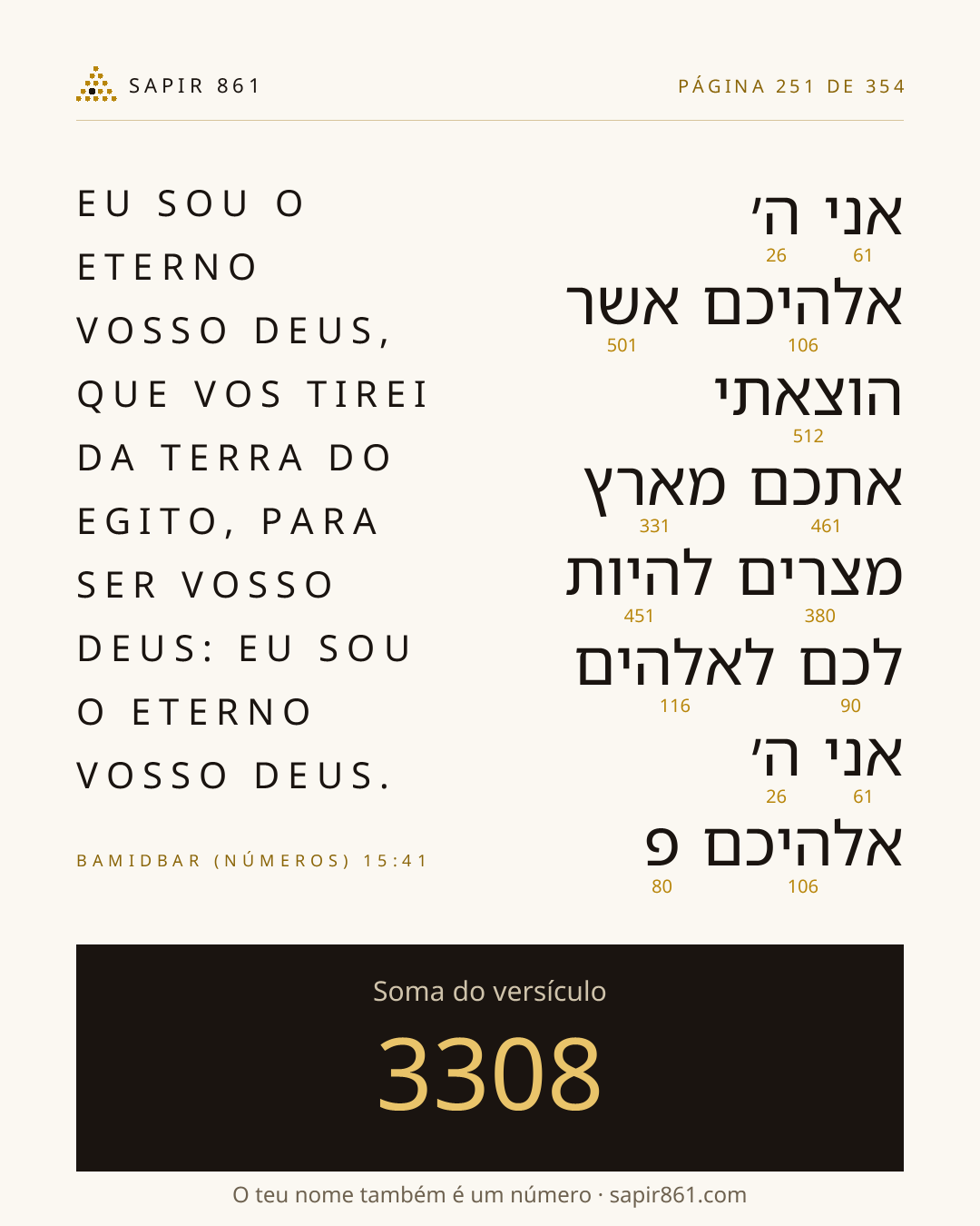 Cartão do versículo 251