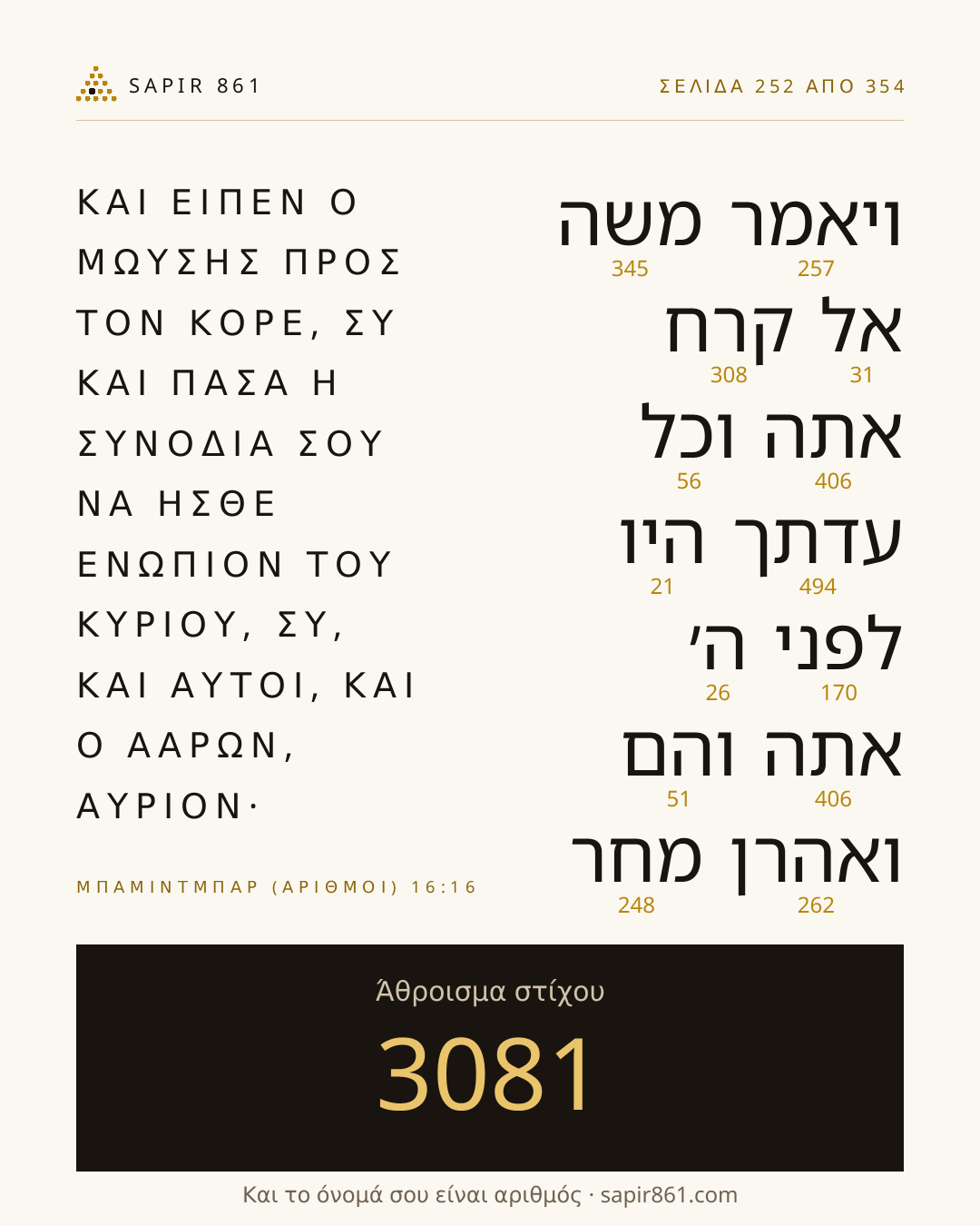 Κάρτα στίχου 252