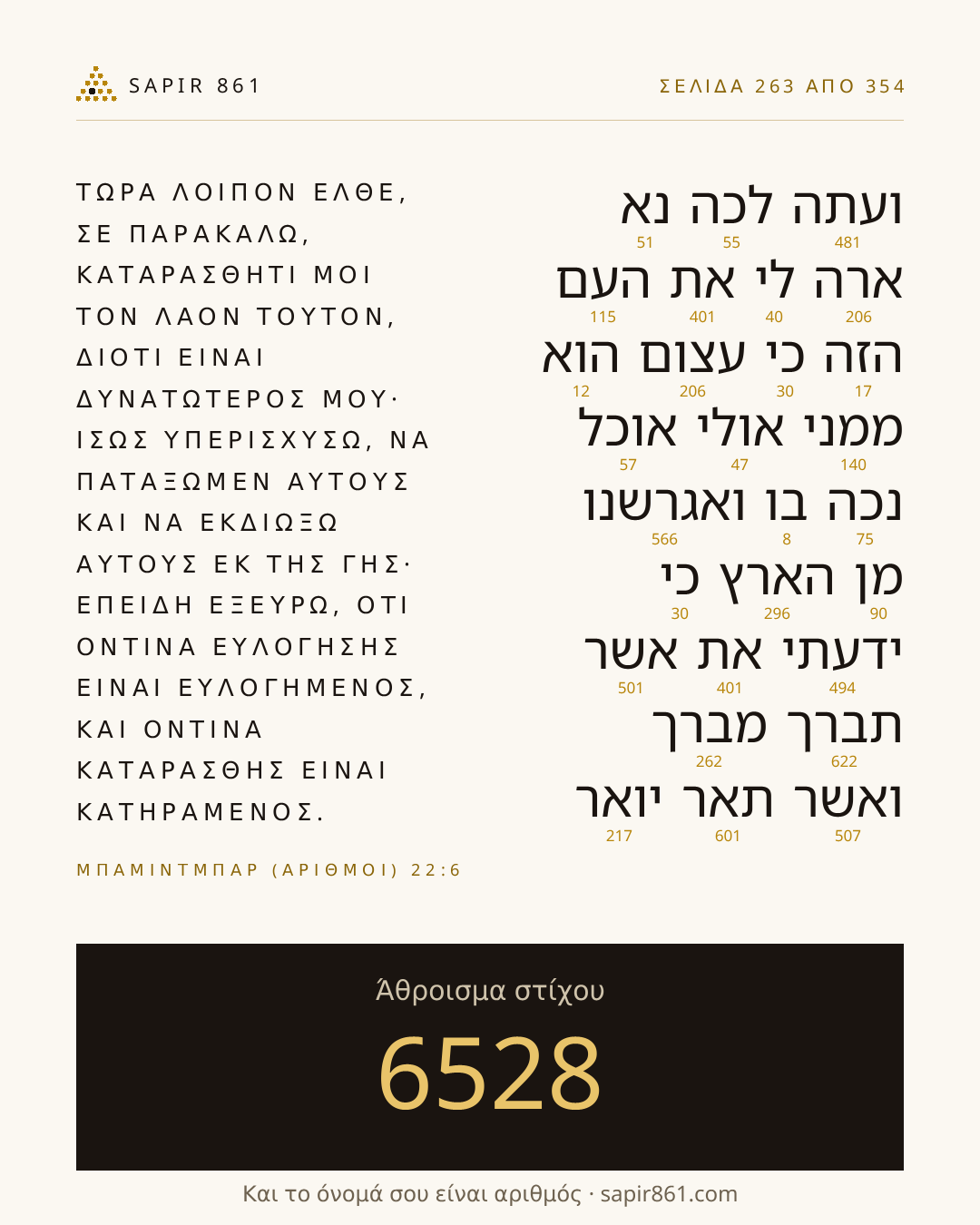 Κάρτα στίχου 263