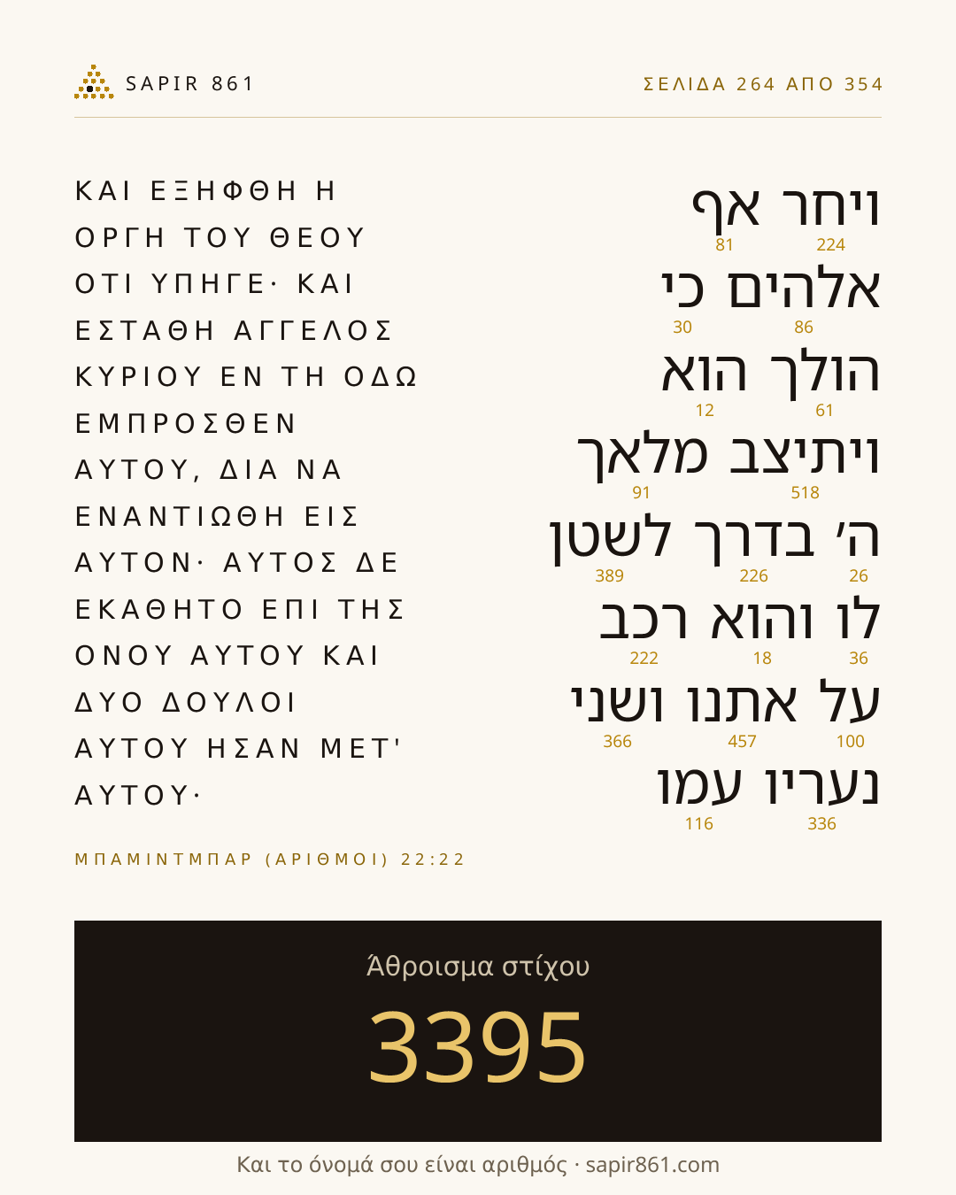 Κάρτα στίχου 264