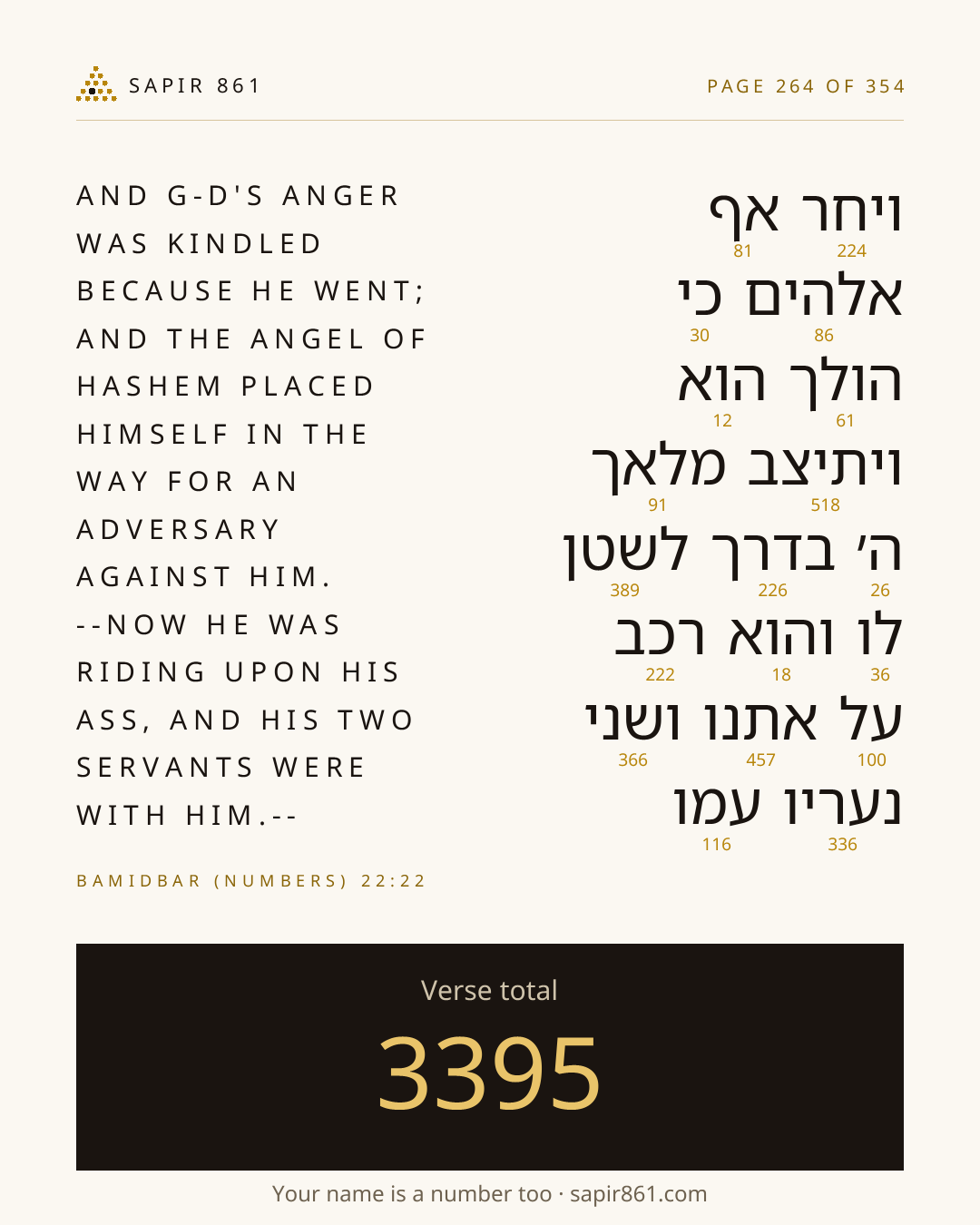 Verse card 264