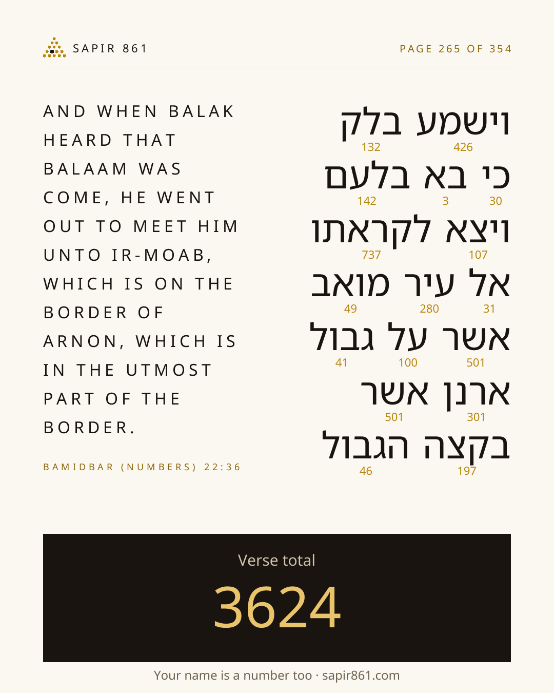 Verse card 265