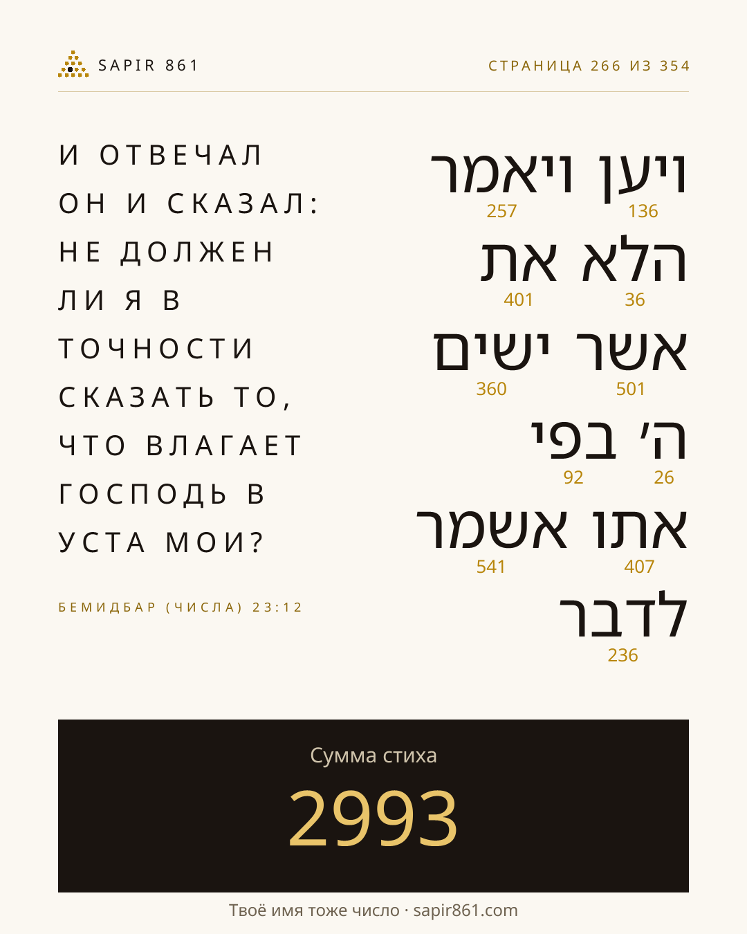Карточка стиха 266