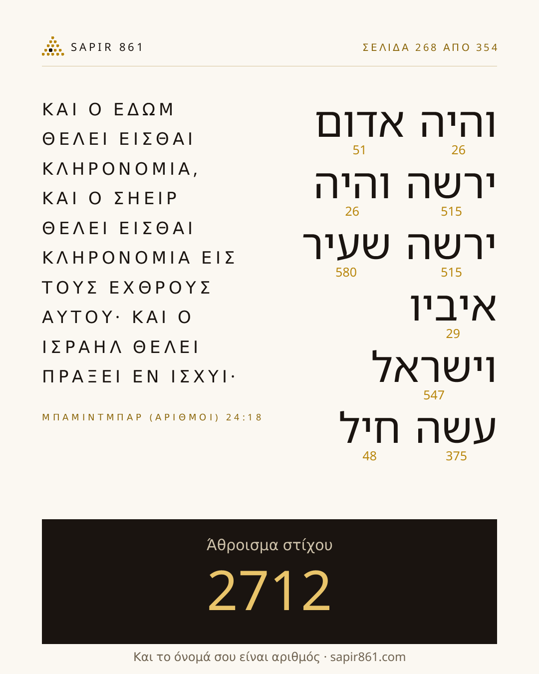 Κάρτα στίχου 268