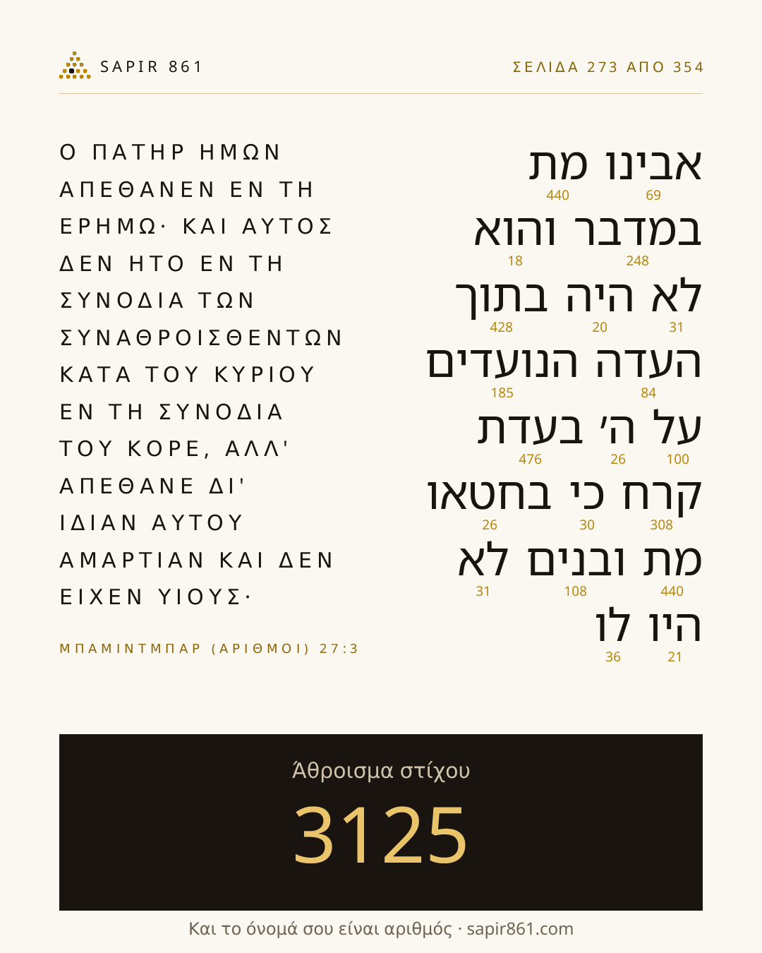Κάρτα στίχου 273