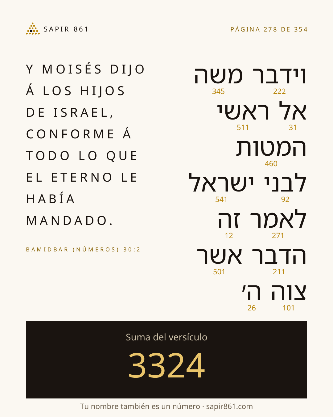 Tarjeta del versículo 278