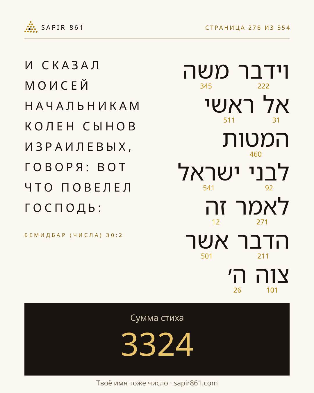 Карточка стиха 278