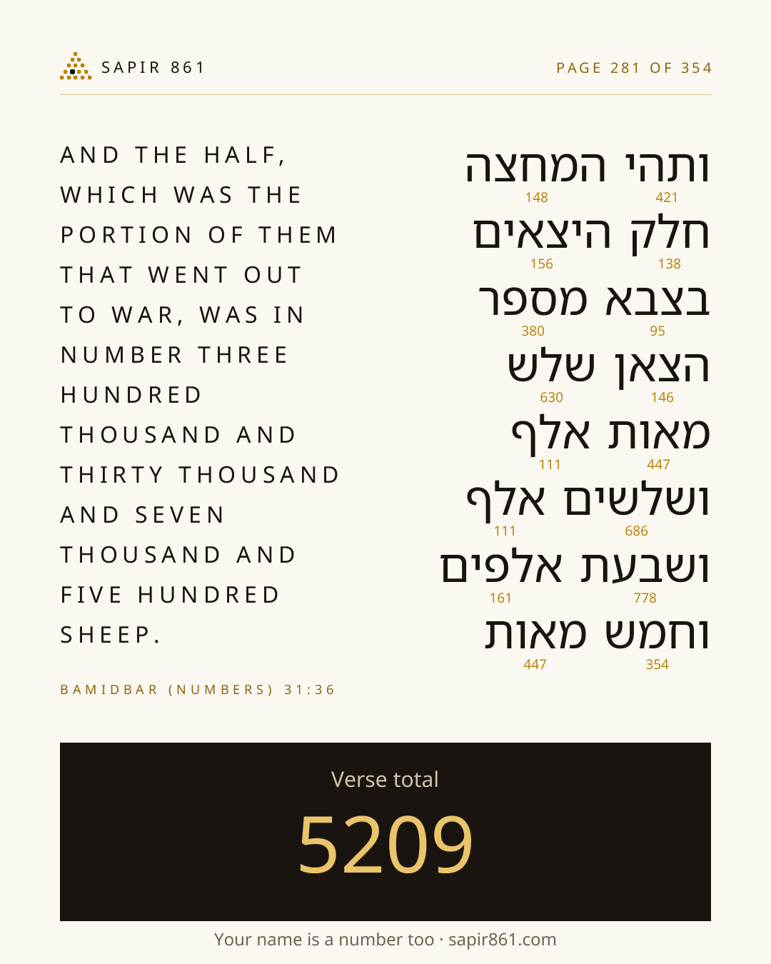 Verse card 281