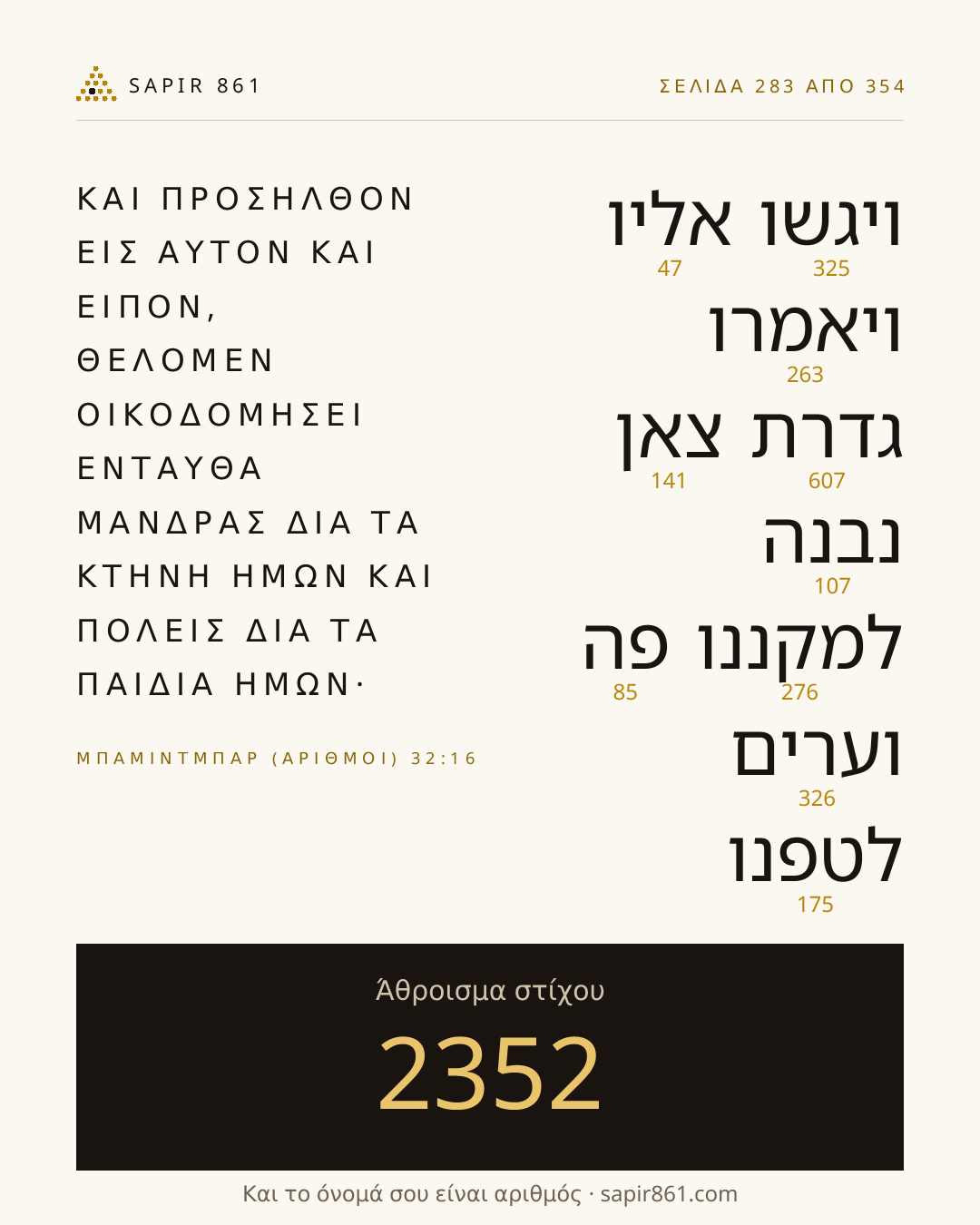 Κάρτα στίχου 283