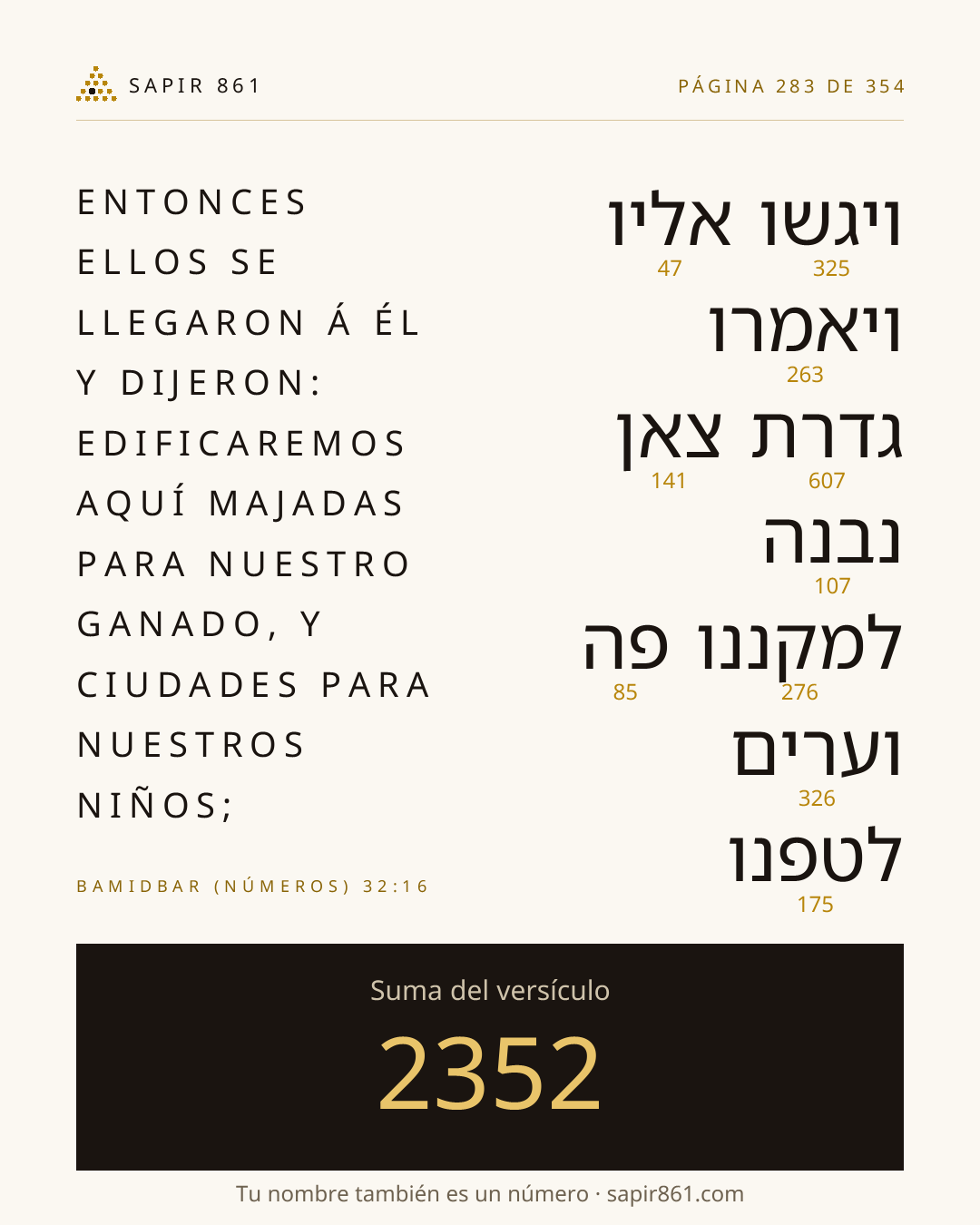 Tarjeta del versículo 283